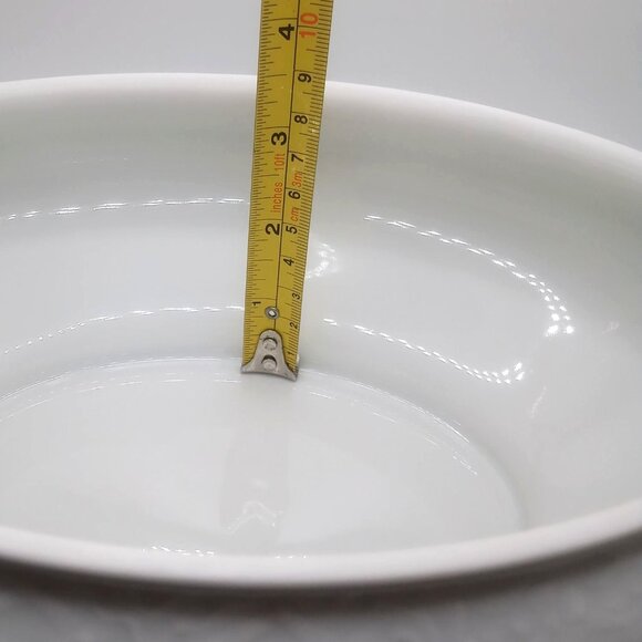 Oscar De La Renta Fine China White Oval Covered Dish Rose Lid Tureen Server Dish - Picture 14 of 14